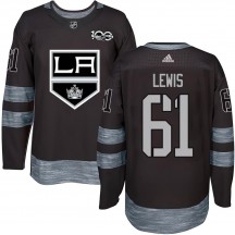Youth Los Angeles Kings Trevor Lewis Black 1917-2017 100th Anniversary Jersey - Authentic