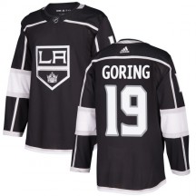 Men's Adidas Los Angeles Kings Butch Goring Black Jersey - Authentic