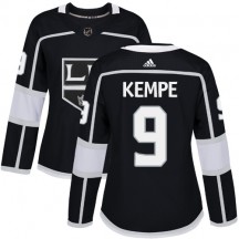 Women's Adidas Los Angeles Kings Adrian Kempe Black Home Jersey - Authentic