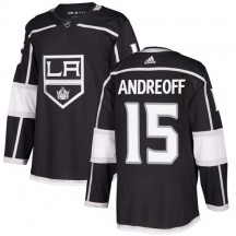 Men's Adidas Los Angeles Kings Andy Andreoff Black Home Jersey - Premier
