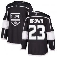 Youth Adidas Los Angeles Kings Dustin Brown Black Home Jersey - Authentic