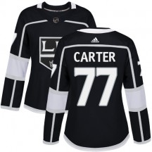 Women's Adidas Los Angeles Kings Jeff Carter Black Home Jersey - Authentic
