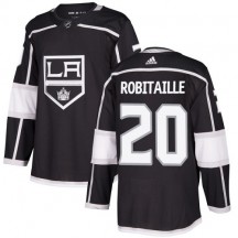 Men's Adidas Los Angeles Kings Luc Robitaille Black Home Jersey - Premier