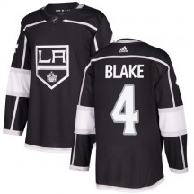 Men's Adidas Los Angeles Kings Rob Blake Black Home Jersey - Premier