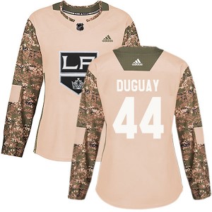Women's Adidas Los Angeles Kings Ron Duguay Camo Veterans Day Practice Jersey - Authentic