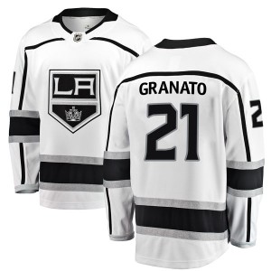 Men's Fanatics Branded Los Angeles Kings Tony Granato White Away Jersey - Breakaway