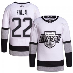 Youth Adidas Los Angeles Kings Kevin Fiala White 2021/22 Alternate Primegreen Pro Player Jersey - Authentic