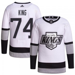 Youth Adidas Los Angeles Kings Dwight King White 2021/22 Alternate Primegreen Pro Player Jersey - Authentic