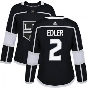Women's Adidas Los Angeles Kings Alexander Edler Black Home Jersey - Authentic