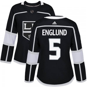 Women's Adidas Los Angeles Kings Andreas Englund Black Home Jersey - Authentic