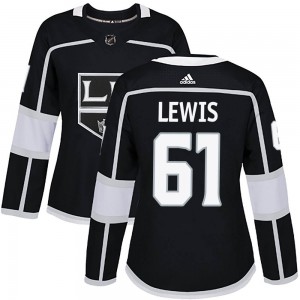 Women's Adidas Los Angeles Kings Trevor Lewis Black Home Jersey - Authentic