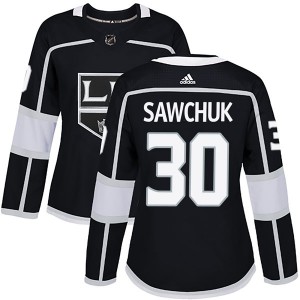 Women's Adidas Los Angeles Kings Terry Sawchuk Black Home Jersey - Authentic