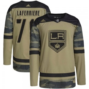 Youth Adidas Los Angeles Kings Alex Laferriere Camo Military Appreciation Practice Jersey - Authentic