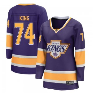 Women's Fanatics Branded Los Angeles Kings Dwight King Purple 2020/21 Special Edition Jersey - Breakaway