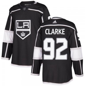 Youth Adidas Los Angeles Kings Brandt Clarke Black Home Jersey - Authentic