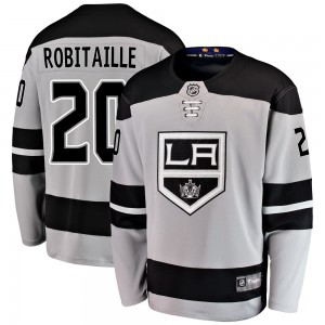 Youth Fanatics Branded Los Angeles Kings Luc Robitaille Gray Alternate Jersey - Breakaway