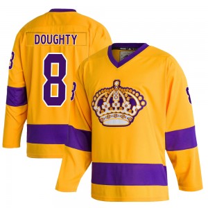 Youth Adidas Los Angeles Kings Drew Doughty Gold Classics Jersey - Authentic
