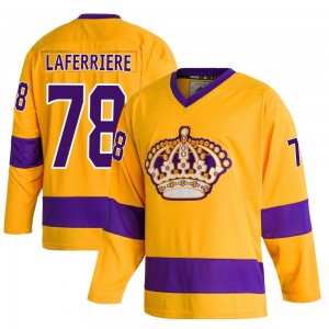 Youth Adidas Los Angeles Kings Alex Laferriere Gold Classics Jersey - Authentic