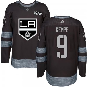 Men's Los Angeles Kings Adrian Kempe Black 1917-2017 100th Anniversary Jersey - Authentic