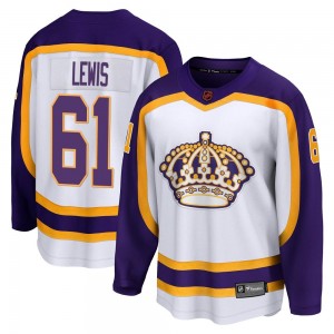 Youth Fanatics Branded Los Angeles Kings Trevor Lewis White Special Edition 2.0 Jersey - Breakaway