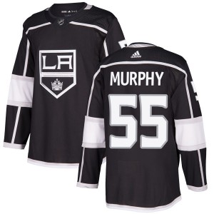 Men's Adidas Los Angeles Kings Larry Murphy Black Home Jersey - Authentic