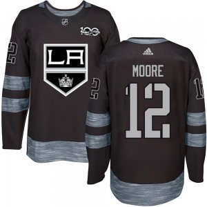 Youth Los Angeles Kings Trevor Moore Black 1917-2017 100th Anniversary Jersey - Authentic