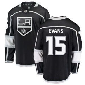 Men's Fanatics Branded Los Angeles Kings Daryl Evans Black Home Jersey - Breakaway