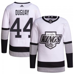 Men's Adidas Los Angeles Kings Ron Duguay White 2021/22 Alternate Primegreen Pro Player Jersey - Authentic