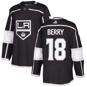 Men's Adidas Los Angeles Kings Bob Berry Black Home Jersey - Authentic