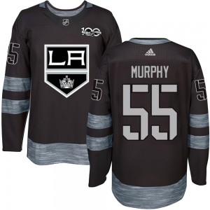 Youth Los Angeles Kings Larry Murphy Black 1917-2017 100th Anniversary Jersey - Authentic